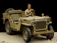 British Driver Western Desert WW II (for Tamiya Jeep) - 1.
