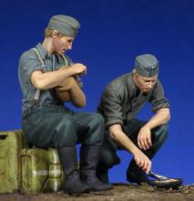 German Soldiers at rest WW II - 6.